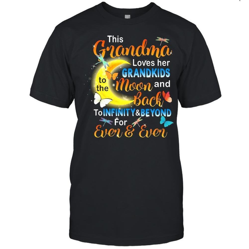 This Grandma Loves Her Grandkids To The Moon And Back Shirt